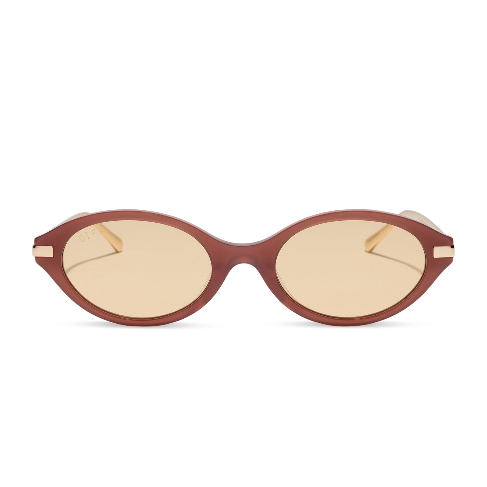 DIFF CLAUDINE - TERRACOTTA + CHAMPAGNE TINT + SUNGLASSES