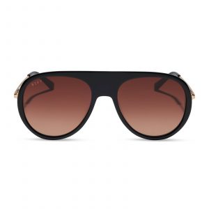 DIFF CLEO - BLACK + BROWN GRADIENT + SUNGLASSES