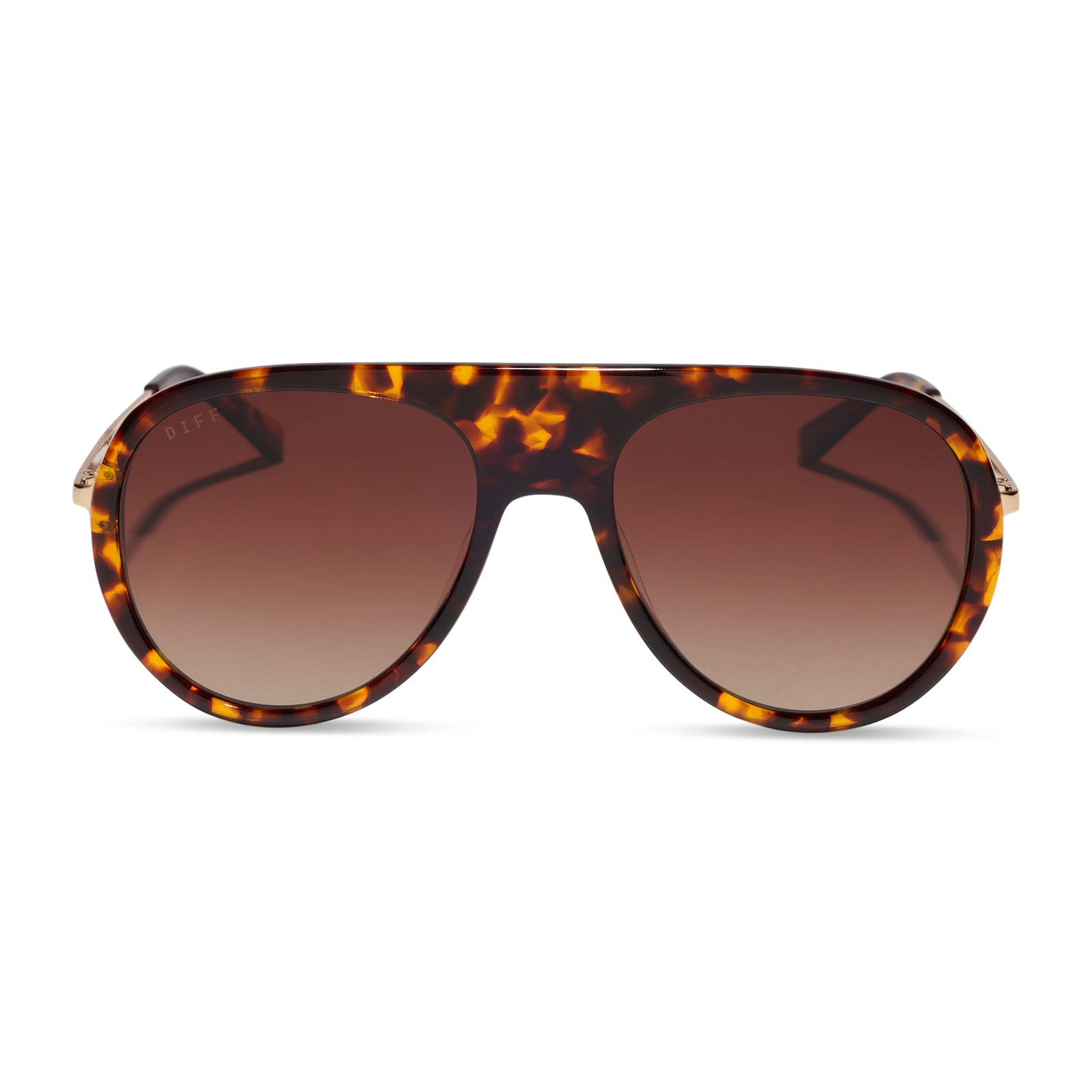 DIFF CLEO - RICH TORTOISE + BROWN GRADIENT + POLARIZED + SUNGLASSES