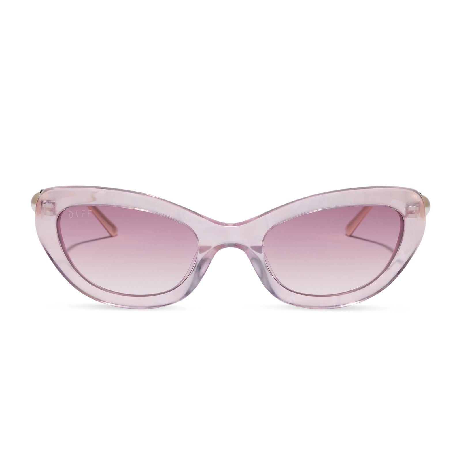 DIFF ARIEL 3.0 - PINK + WINE GRADIENT + SUNGLASSES