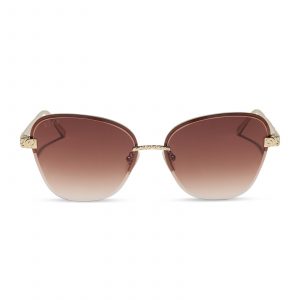 DIFF BELLE 3.0 - GOLD + BROWN GRADIENT + SUNGLASSES