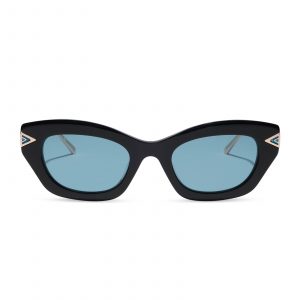 DIFF JASMINE 2.0 - BLACK + TEAL + SUNGLASSES