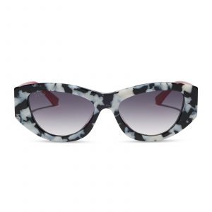 DIFF CRUELLA DE VIL - SPOTTED TORTOISE + GREY GRADIENT + SUNGLASSES