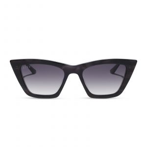 DIFF MALEFICENT - BLACK STEAK CRYSTAL + GREY GRADIENT + SUNGLASSES