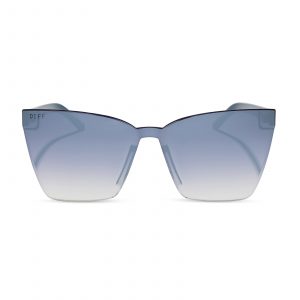 DIFF GOLDIE - CLUBHOUSE BLUE + SLATE GRADIENT FLASH SUNGLASSES