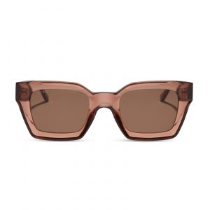 DIFF GREER - CAFÉ OLE + BROWN SUNGLASSES