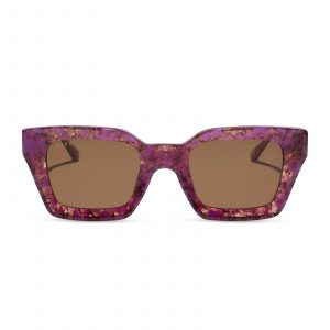 DIFF GREER - LAVENDER HAZE TORTOISE + BROWN + SUNGLASSES