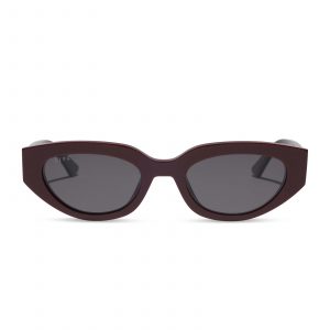 DIFF CRYSTAL - BURGUNDY + GREY GRADIENT + POLARIZED + SUNGLASSES
