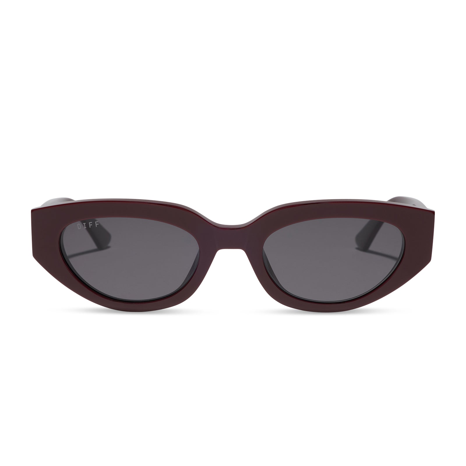 DIFF CRYSTAL - BURGUNDY + GREY GRADIENT + POLARIZED + SUNGLASSES
