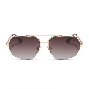 DIFF DESTINY - GOLD + BROWN GRADIENT + SUNGLASSES