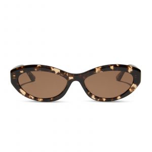 DIFF DOLCE BELLA - ESPRESSO TORTOISE + BROWN SUNGLASSES