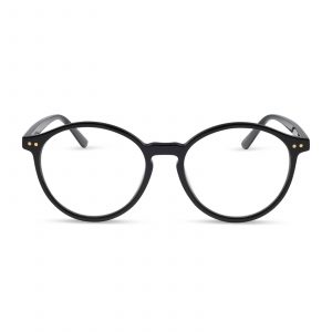 DIFF JOANIE - BLACK + GLASSES