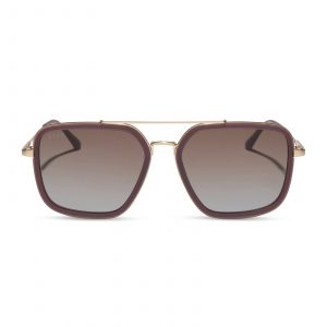 DIFF JORDAN - COCOA POWDER + COCOA POWDER TO BABY BLUE GRADIENT + SUNGLASSES