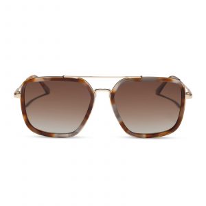 DIFF JORDAN - DOVE TORTOISE + BROWN GRADIENT + POLARIZED + SUNGLASSES