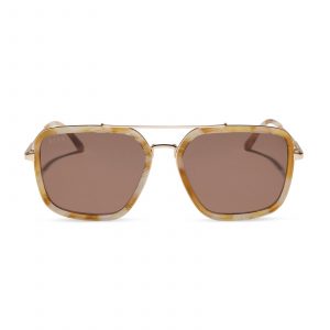 DIFF JORDAN - GILDED TORTOISE + BROWN + SUNGLASSES