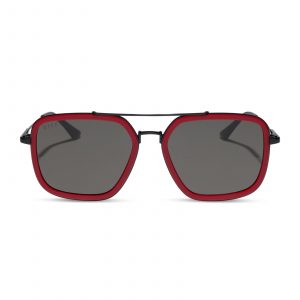 DIFF JORDAN - RED & BLACK + BLACK METAL + GREY + SUNGLASSES