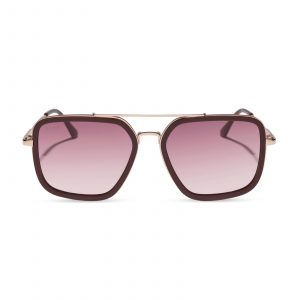 DIFF JORDAN - RUGBY RED + BURGUNDY GRADIENT SUNGLASSES