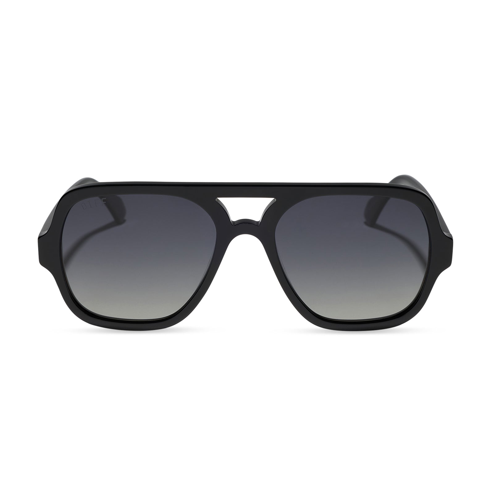 DIFF LAYTON - BLACK + GREY GRADIENT + POLARIZED SUNGLASSES