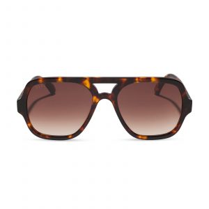 DIFF LAYTON - RICH TORTOISE + BROWN GRADIENT SUNGLASSES