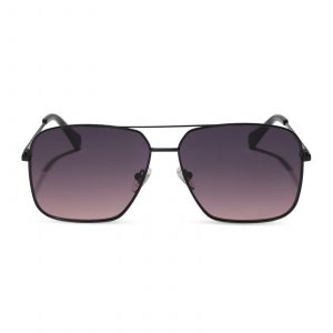 DIFF LEO - MATTE BLACK + ORCHID GRADIENT + SUNGLASSES