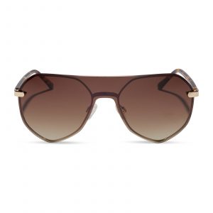 DIFF LONNIE - GOLD + BROWN GRADIENT + POLARIZED + SUNGLASSES