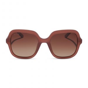 DIFF MARLO - TERRACOTTA + BROWN GRADIENT + POLARIZED + SUNGLASSES