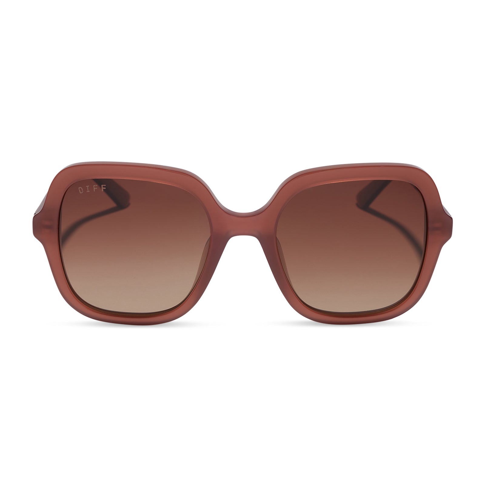 DIFF MARLO - TERRACOTTA + BROWN GRADIENT + POLARIZED + SUNGLASSES
