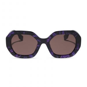 DIFF AUNT JET - PURPLE TORTOISE + BROWN + SUNGLASSES