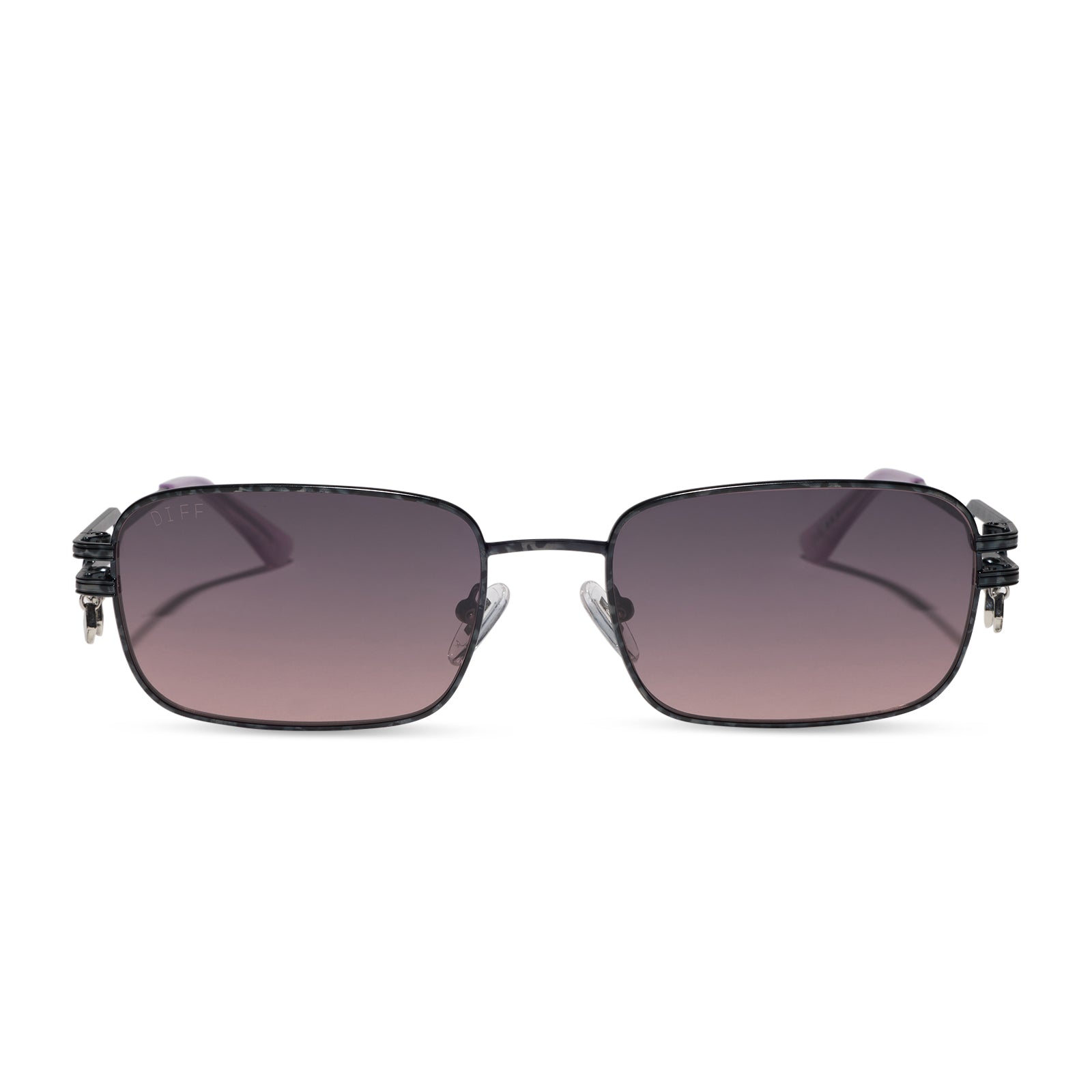 DIFF KYLIE - GUNMETAL + MAUVE + SUNGLASSES