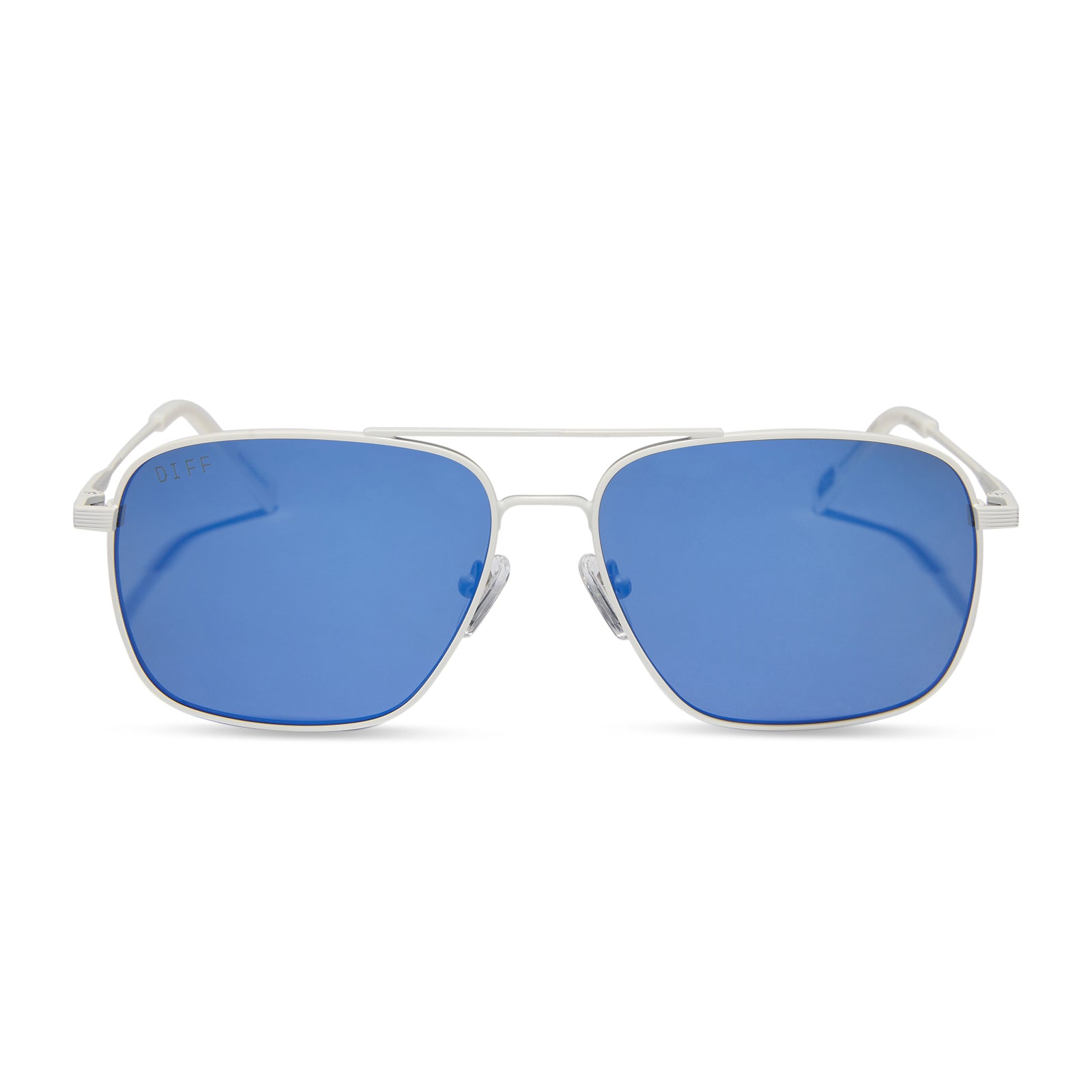 DIFF BLUE SQUADRON - REBEL PILOT + WHITE + BLUE MIRROR SUNGLASSES