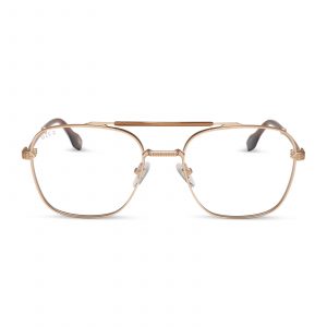 DIFF I'M A SONG - MATTE GOLD + GLASSES