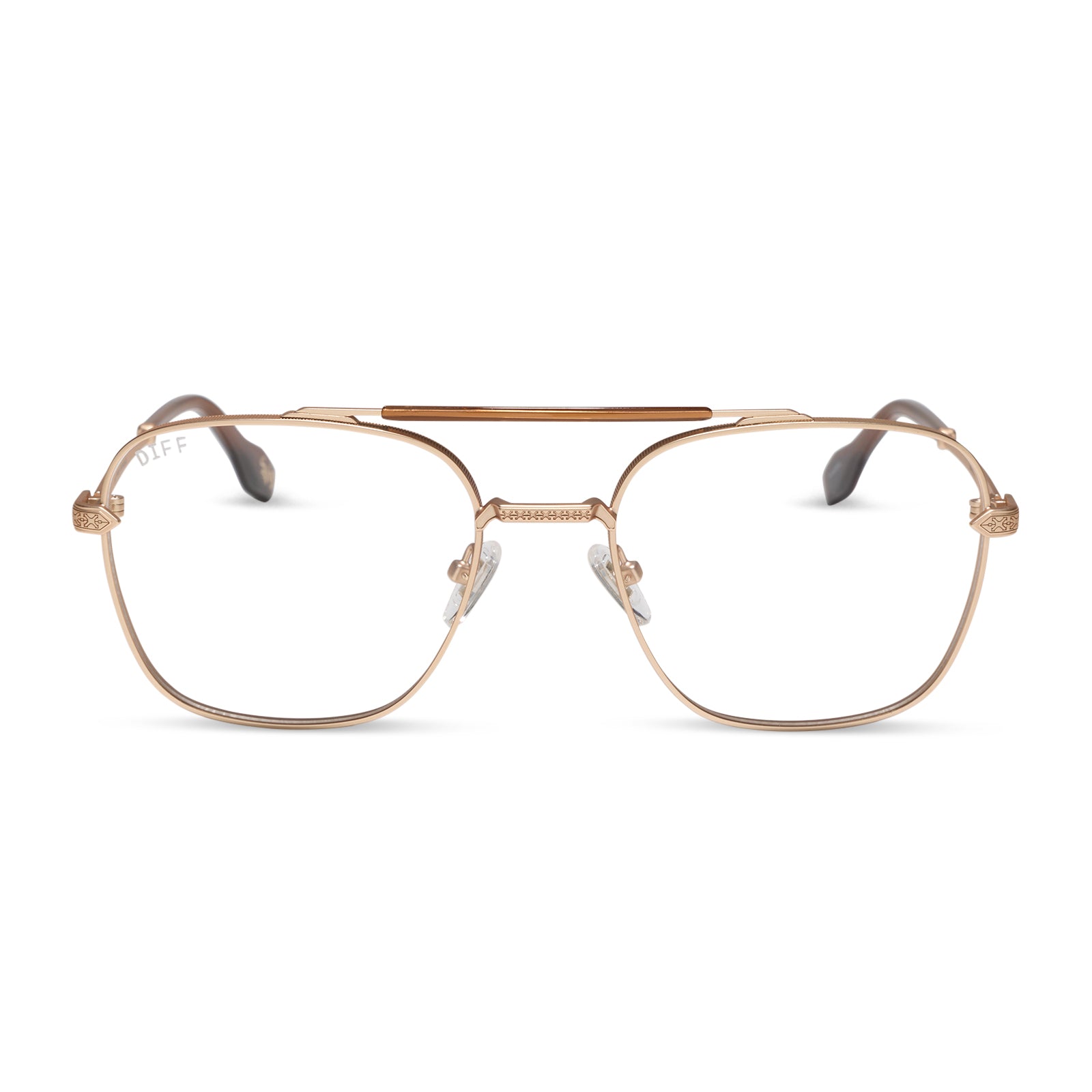 DIFF I'M A SONG - MATTE GOLD + GLASSES