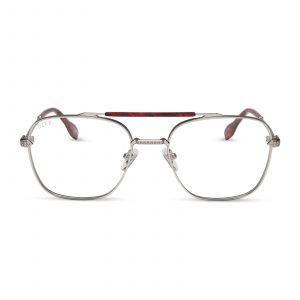 DIFF I'M A SONG - MATTE SILVER + GLASSES