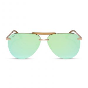 DIFF TAHOE - BRUSHED GOLD + DEW DROP MIRROR + POLARIZED + SUNGLASSES