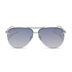 DIFF TAHOE - SILVER + SLATE GRADIENT FLASH + POLARIZED SUNGLASSES