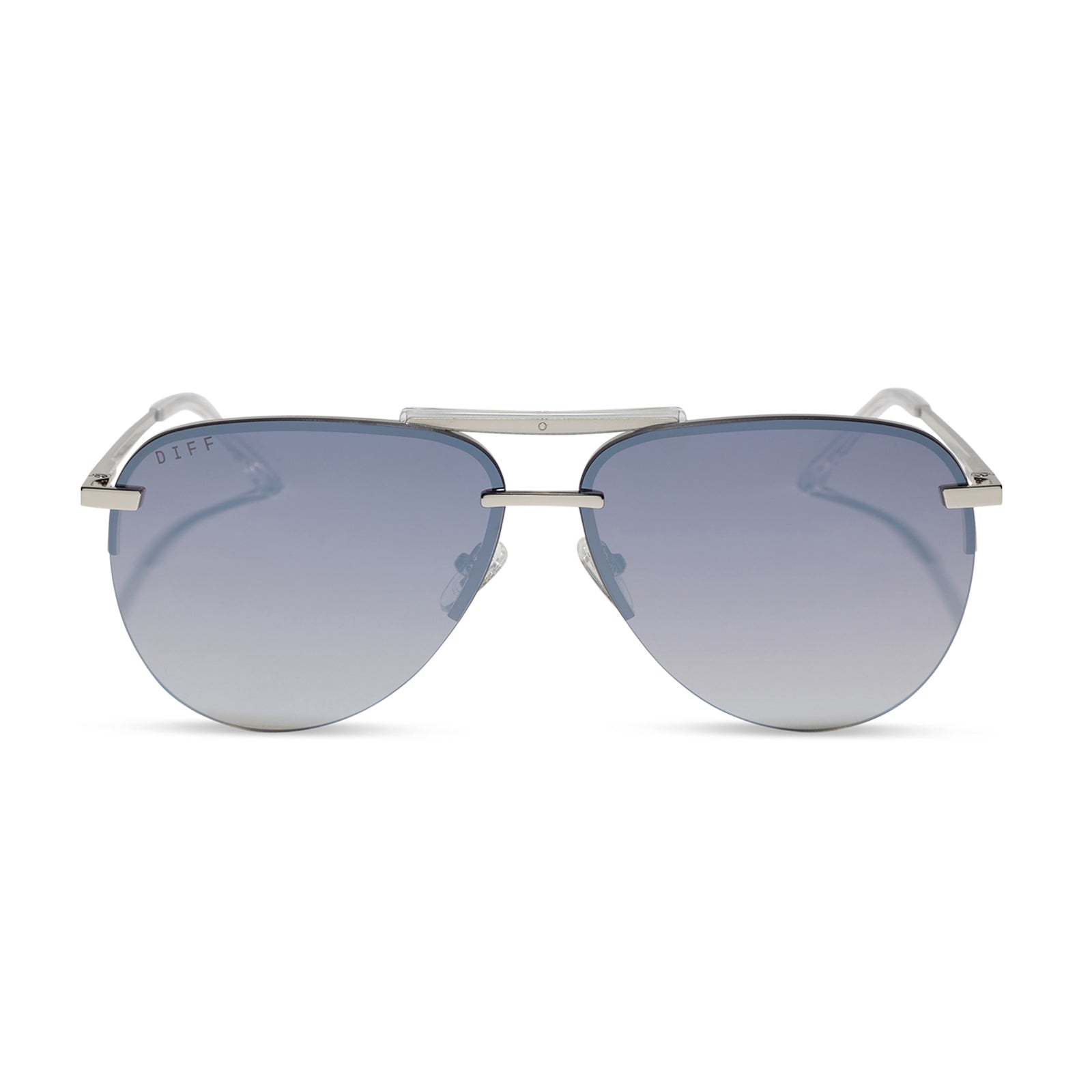 DIFF TAHOE - SILVER + SLATE GRADIENT FLASH + POLARIZED SUNGLASSES