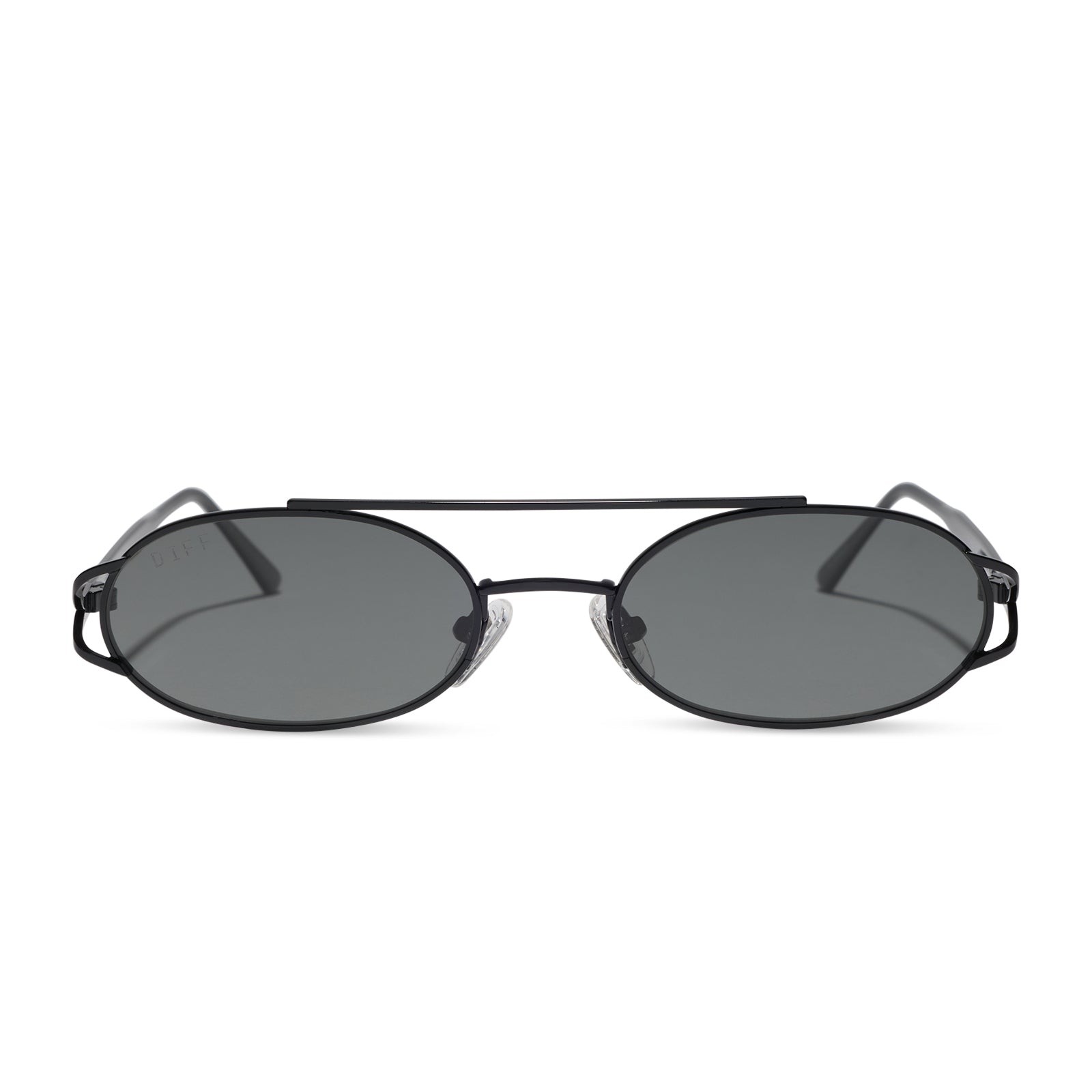 DIFF THE BROOKLYN - BLACK + GREY + POLARIZED + SUNGLASSES