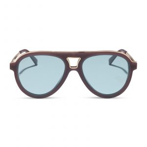 DIFF TOSCA III - COCOA POWDER + LIGHT BLUE TINT + SUNGLASSES