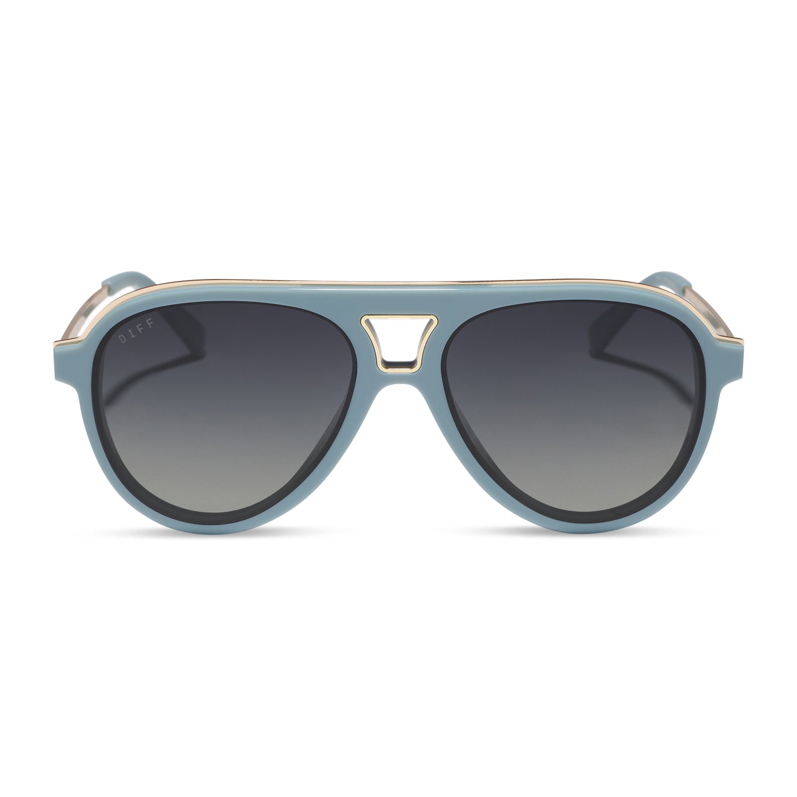 DIFF TOSCA III - DEW DROP + GREY GRADIENT + POLARIZED + SUNGLASSES