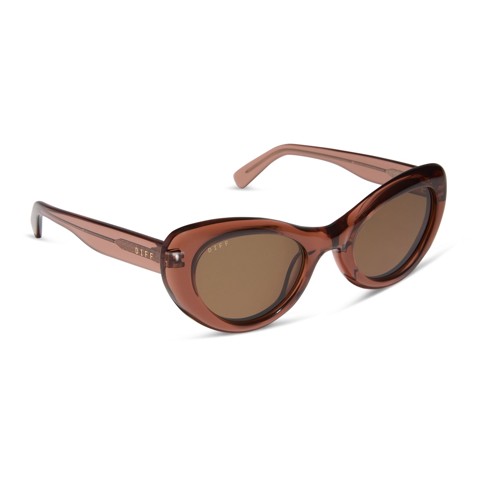 DIFF ZARIA - CAFÉ OLE + BROWN SUNGLASSES