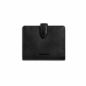 Shinola Small Snap Wallet - Black