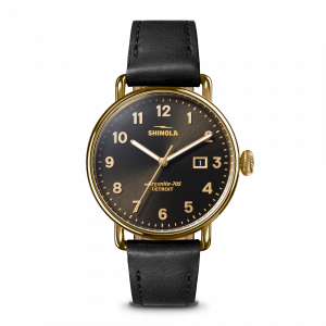 Shinola Canfield Watch - Black/Gold