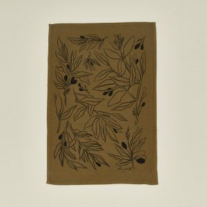 Hawkins New York Linen Tea Towel - Olives