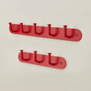 Hawkins New York Essential Hook Rack - Red