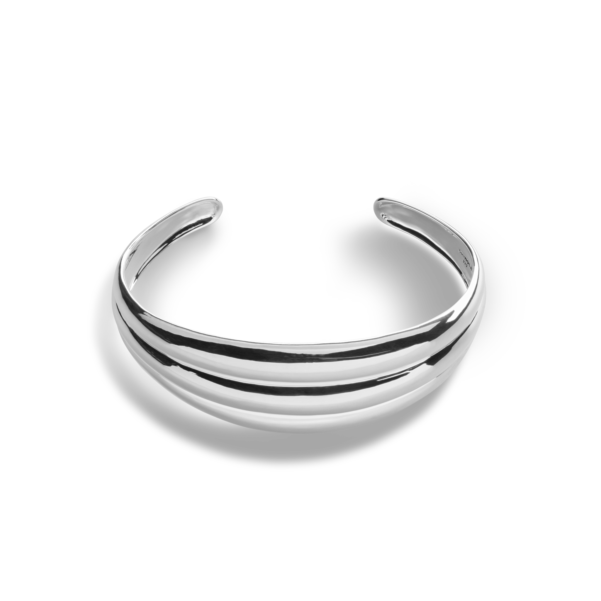 Shinola Signature Silver Statement Cuff