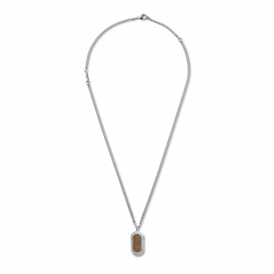 Shinola 28mm Petoskey Tag Necklace