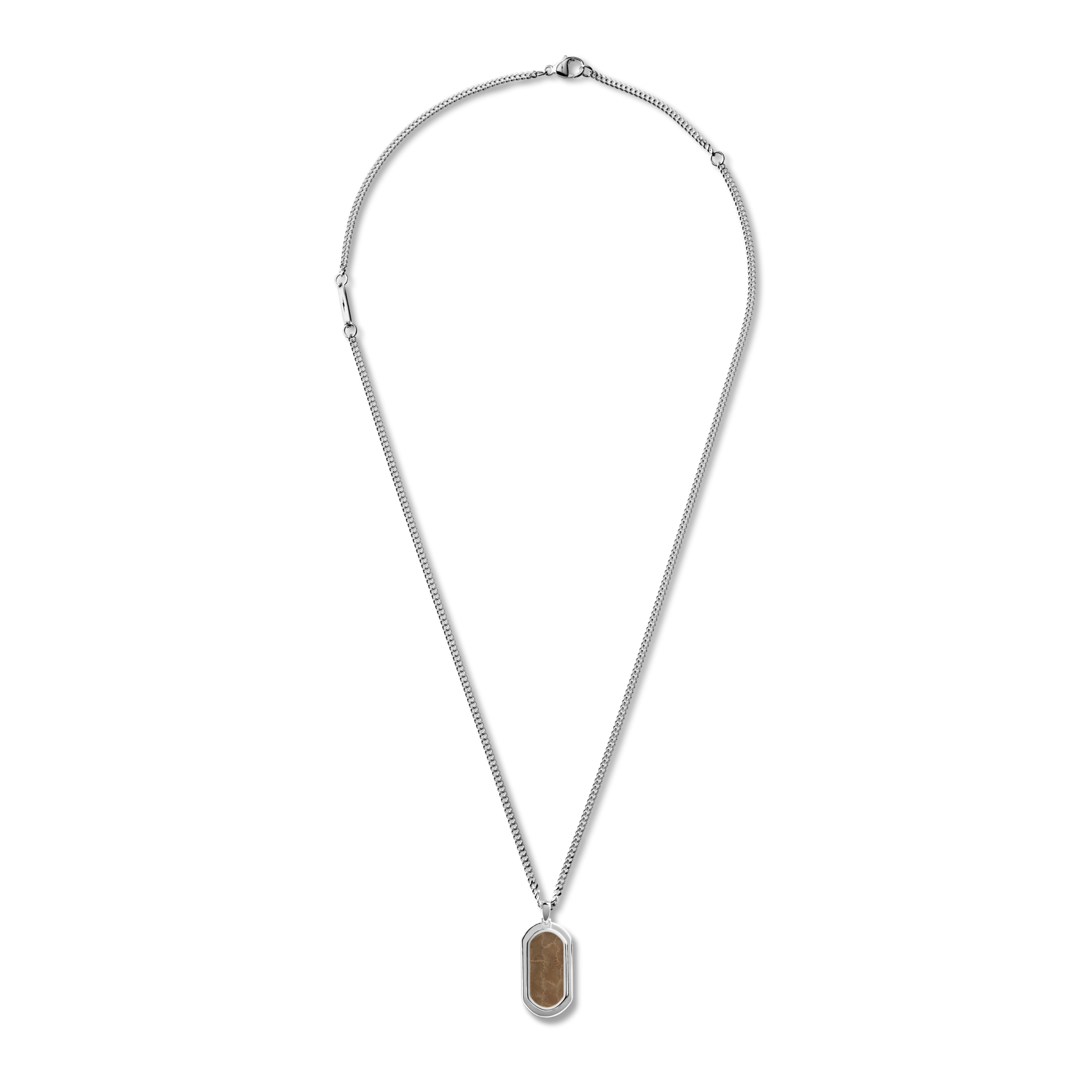 Shinola 28mm Petoskey Tag Necklace