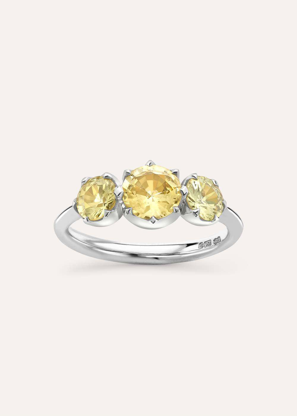 Dinny Hall Elyhara Medium Trilogy Sapphire Ring