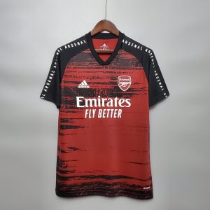 E Jerseys Arsenal Training Suit Red-Black 20-21