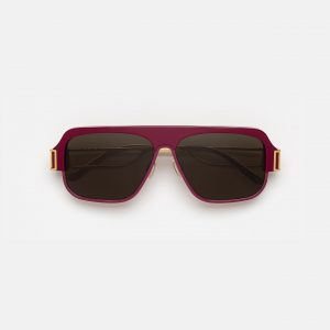 Retrosuperfuture Burullus Burgundy Gold